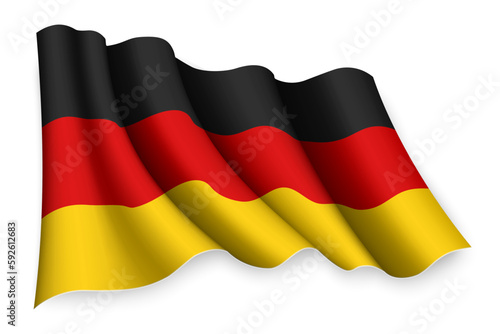 waving flag of Germany