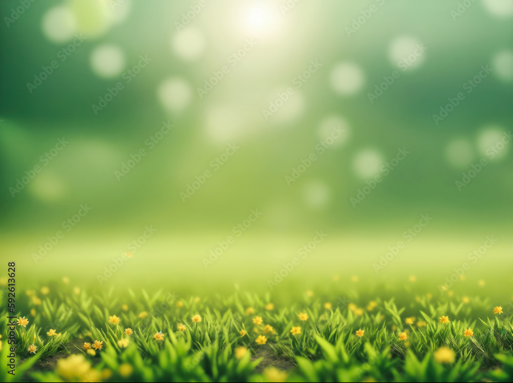 Fototapeta premium beautiful natural landscape with bokeh in Background.