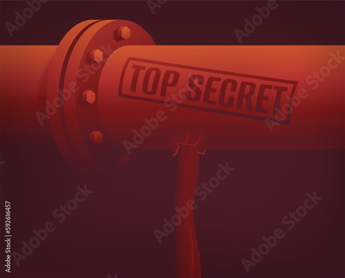 Leaked confidential corporate or intelligence data