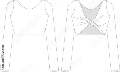 "Woman and girl sustainable swimwear, technical drawing, outline, template, sketch, flat, mock up. Recycled PA, Recycled PES, Lycra fabric swimwear front and back view, white color"	
