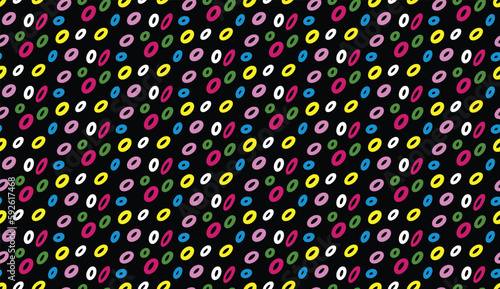 Geometric ethnic pattern seamless flower color oriental.
seamless pattern.Design for fabric,curtain,black background, carpet, shawl,clothing,wrapping, Batik,fabric,handkerchief,Vector illustration.