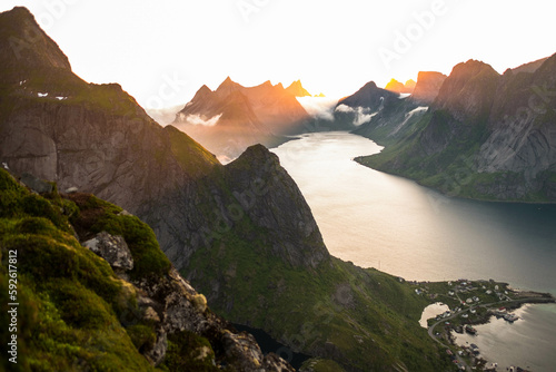 The top of the Lofoten photo