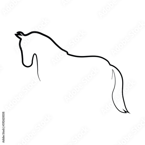 horse icon vector
