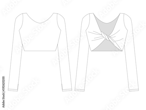  "Woman and girl sustainable swimwear, technical drawing, outline, template, sketch, flat, mock up. Recycled PA, Recycled PES, Lycra fabric swimwear front and back view, white color"