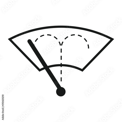Wiper icon vector
