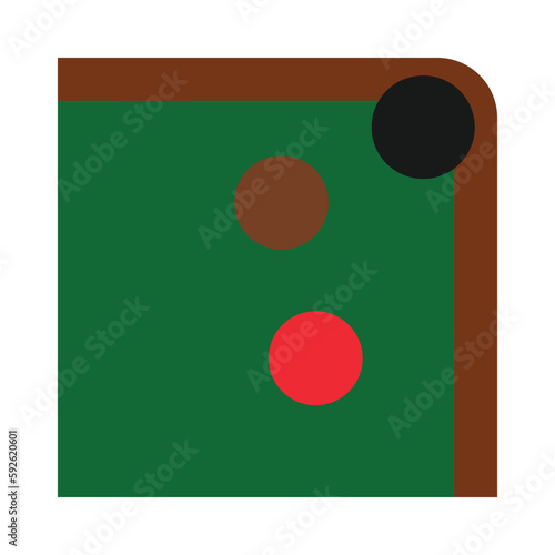 Billiard icon vector