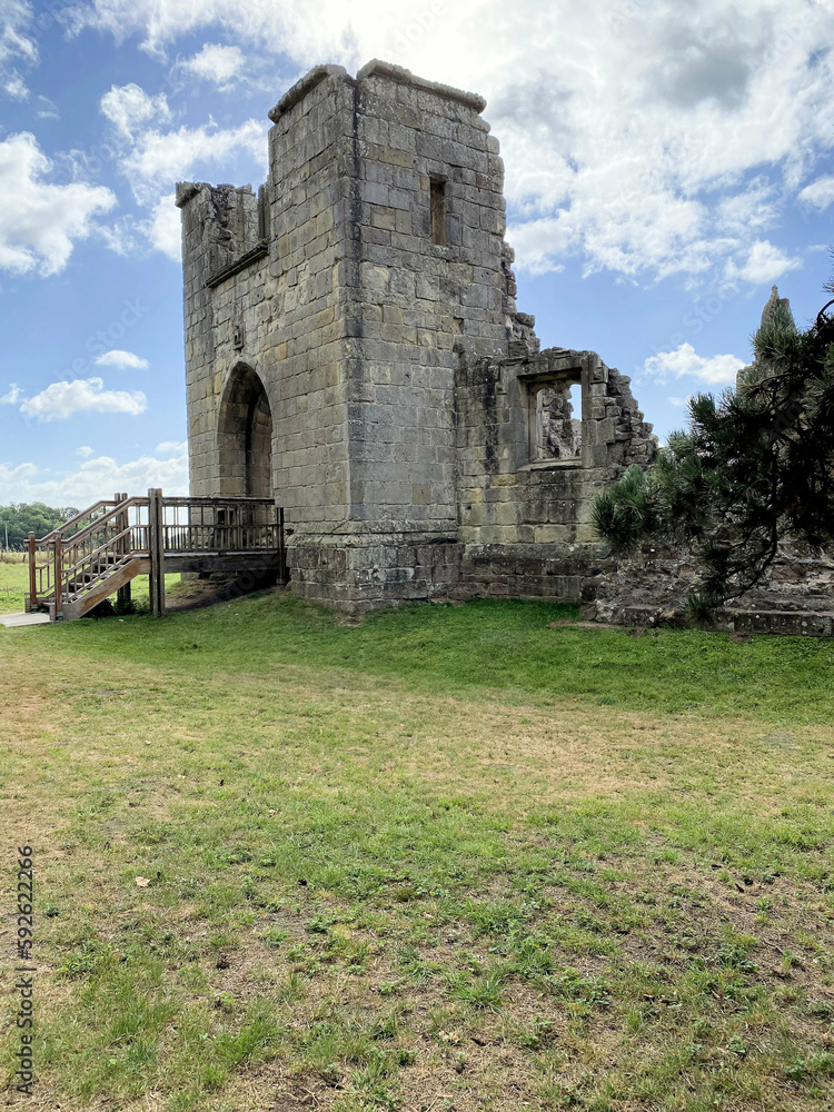 A view of Moreton Corbet Castle in Shropshire A view of Moreton Corbet Castle in Shropshire
