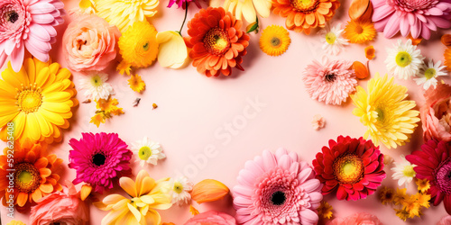 Muttertag Gl  ckwunschkarte Liebe Geburtstag Vertrauen Blumenstrau   Pink Blumen Bouquet Valentinstag Muttertag Freundschaft Liebesbeweis Generative AI Digital Art Hintergrund Backdrop Background  