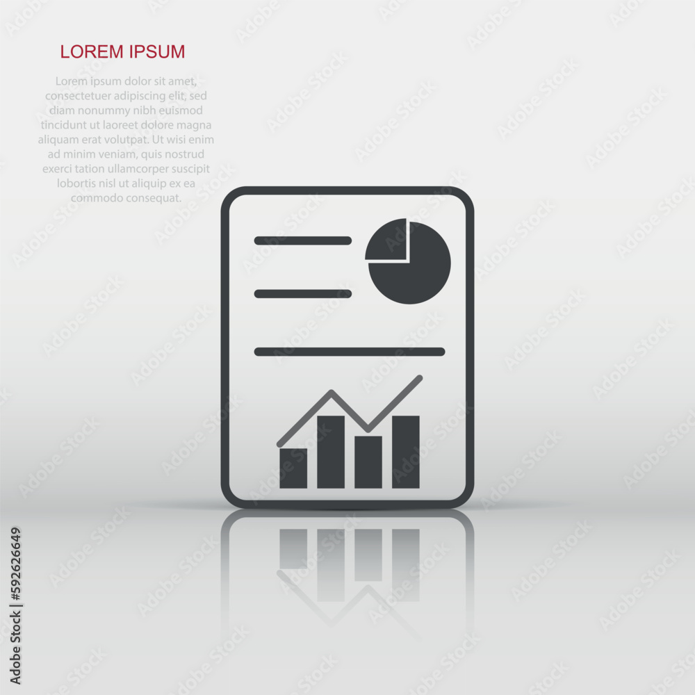 Checklist icon in flat style. Document check illustration pictogram. Diagram graph sign business concept. Checklist icon in flat style. Document check illustration pictogram. Diagram graph sign business concept.