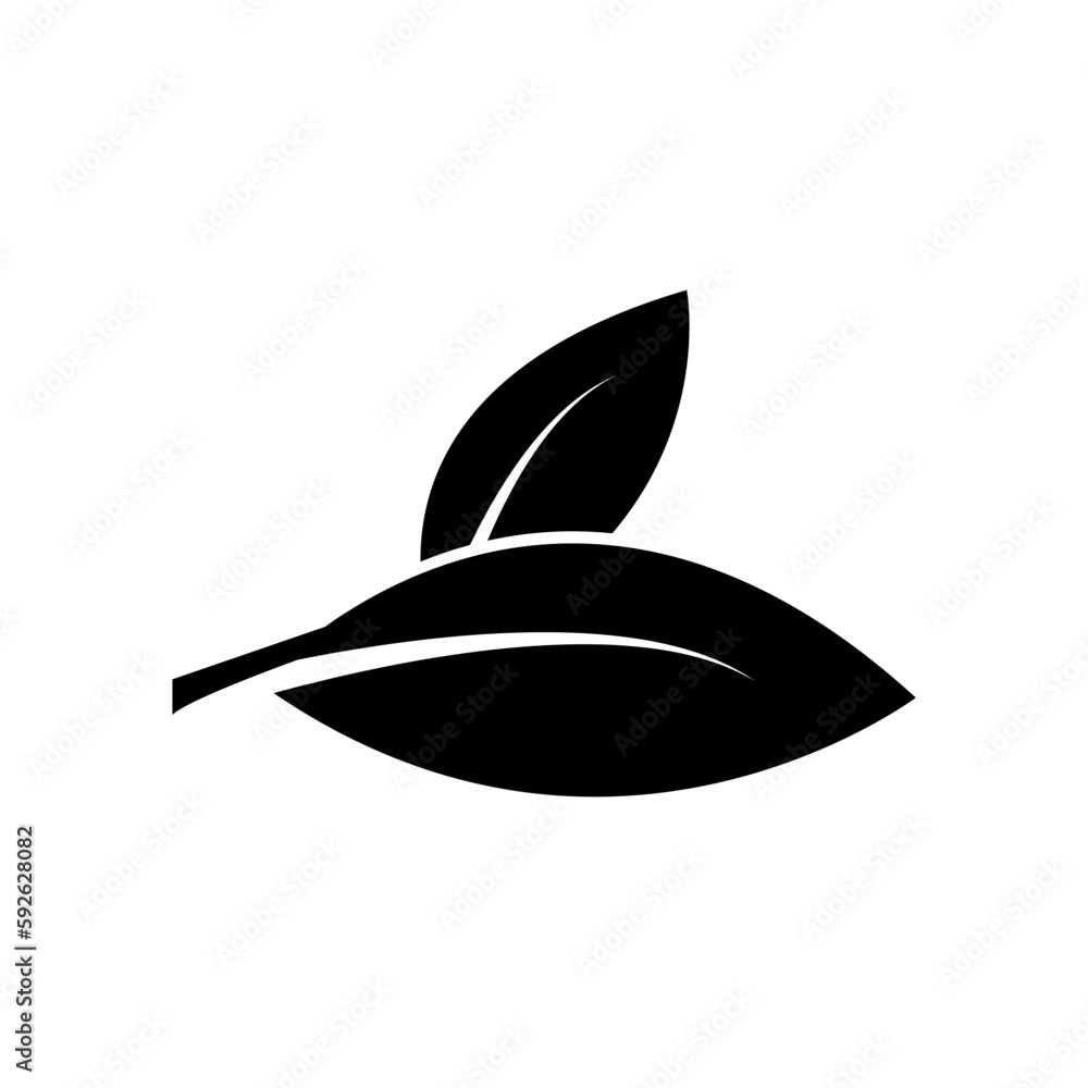 LEAF icon design template vector LEAF icon design template vector