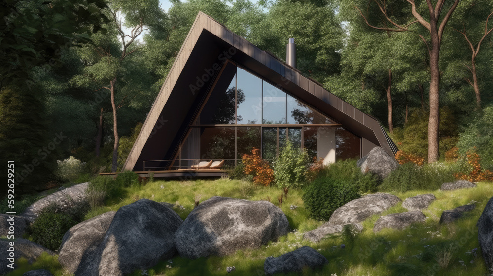 Sustainable Eco Friendly Nature Landscape House Architecture Design