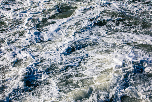 Wallpaper Mural Schäumendes Wasser als Hintergundmotiv Torontodigital.ca