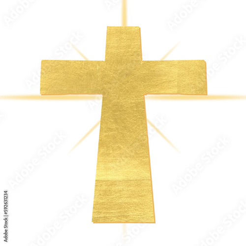 golden cross - for emails, presentations, advertising, billboards, banners, postcards, tickets, logos, engravings, tags, books, confirmation, first communion, wedding, prayers
