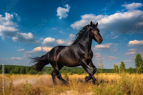 black Horse. Generative AI 