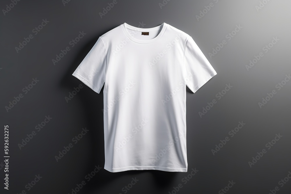 plain royal white t shirt on gray background plain royal white t shirt on gray background