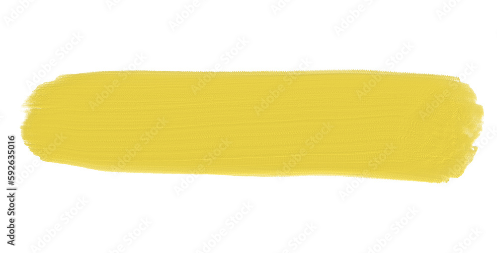 yellow oil brush paint