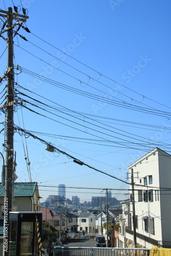 日本の閑静な住宅地(兵庫県神戸市東灘区)