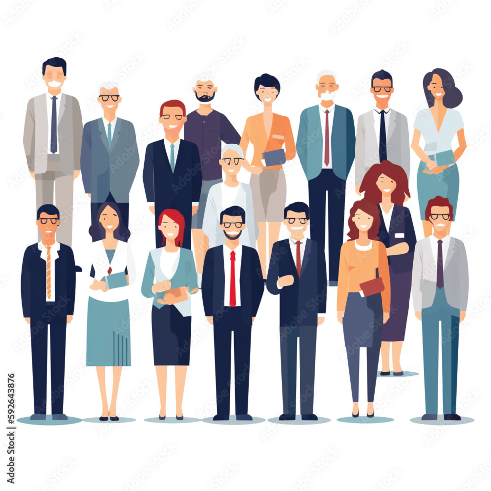 Vector business people team Vector business people team