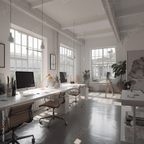 Cool modern office space © Luke