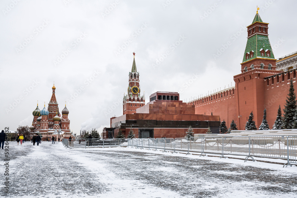 View of Red Square in Moscow