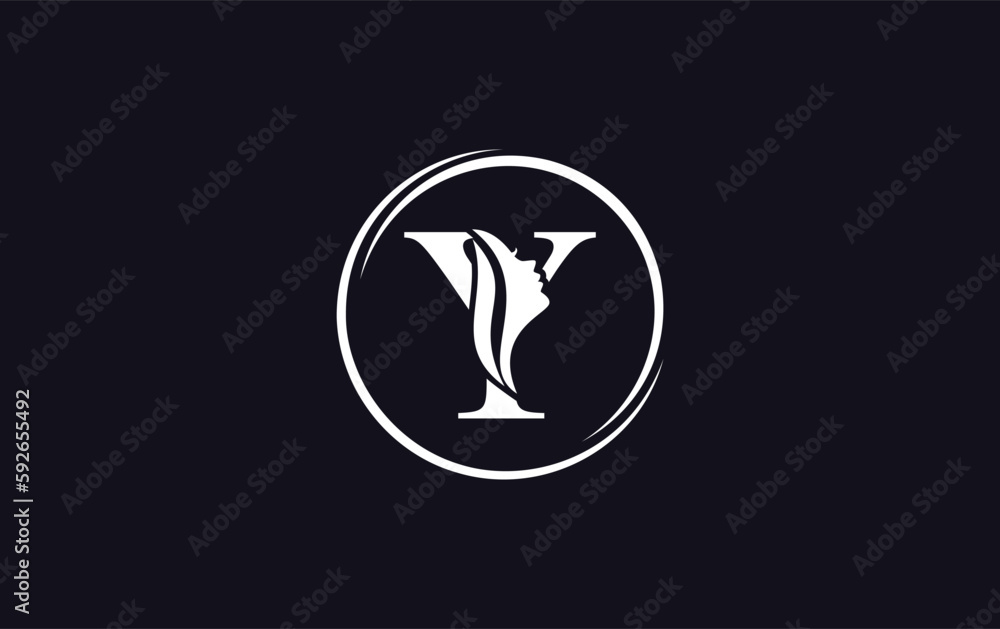 Woman beauty logo and hair spa vector design. Woman beauty salon and spa logo with vector logo letters