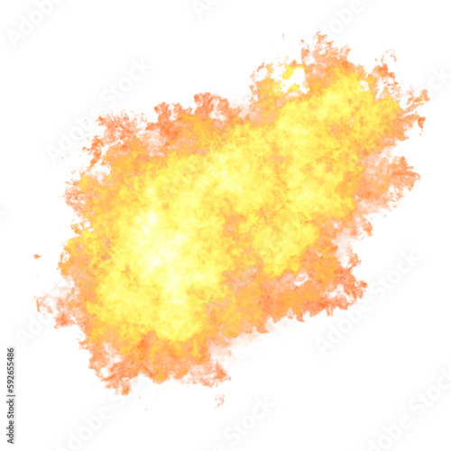 Fire Burning Realistic Red Flame PNG Transparent