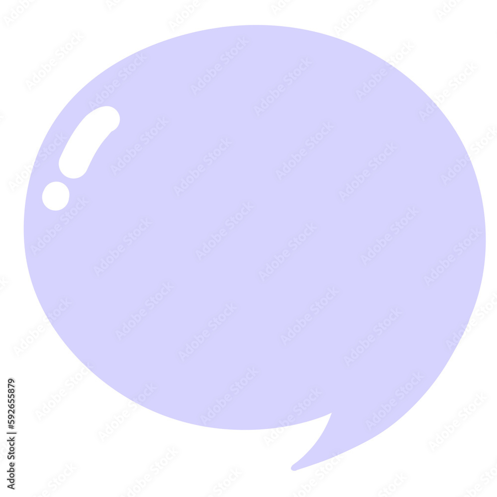 Purple speech bubble Purple speech bubble