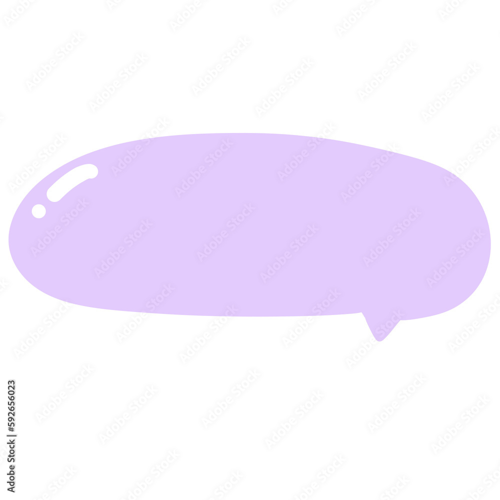 Purple speech bubble Purple speech bubble