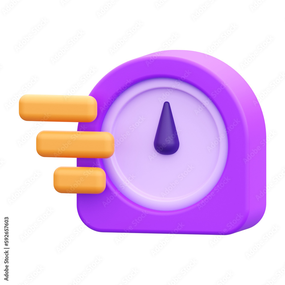Time Flow 3D render illustration icon Time Flow 3D render illustration icon