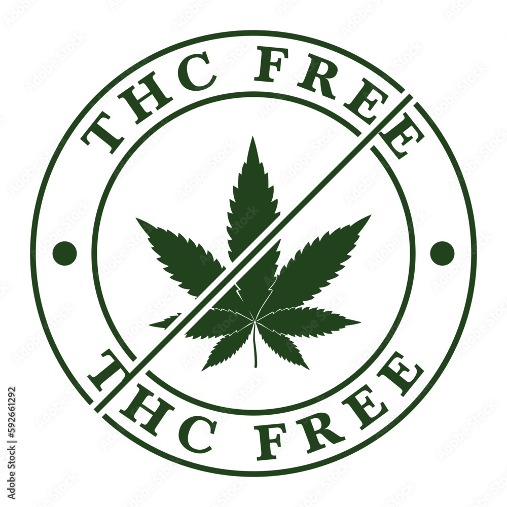thc free badge, thc free stamp icon , thc free emblem, seal, tag, label for cbd hemp oil label design template elements with marijuana leaves thc free badge, thc free stamp icon , thc free emblem, seal, tag, label for cbd hemp oil label design template elements with marijuana leaves
