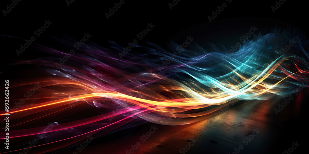 Light streaks Light streaks