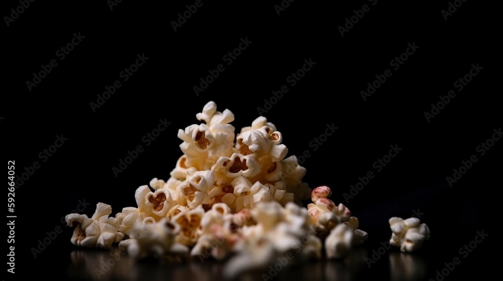 Popcorn, Generative AI, Illustration Popcorn, Generative AI, Illustration