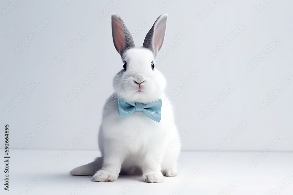 white rabbit on white background white rabbit on white background
