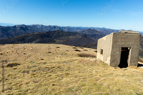 mountain called Cueto de Arbas in the valley of Leitariegos in Asturias, Spain photo