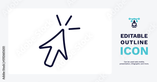 Fotografía mouse clicker icon