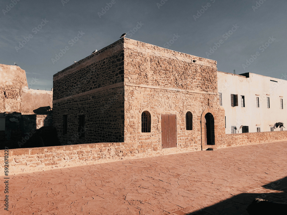 Essaouira, Morocco World heritage tourists and locals in Morocco. North Africa