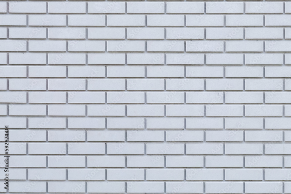 Fototapeta premium white brick wall or white clinker wall