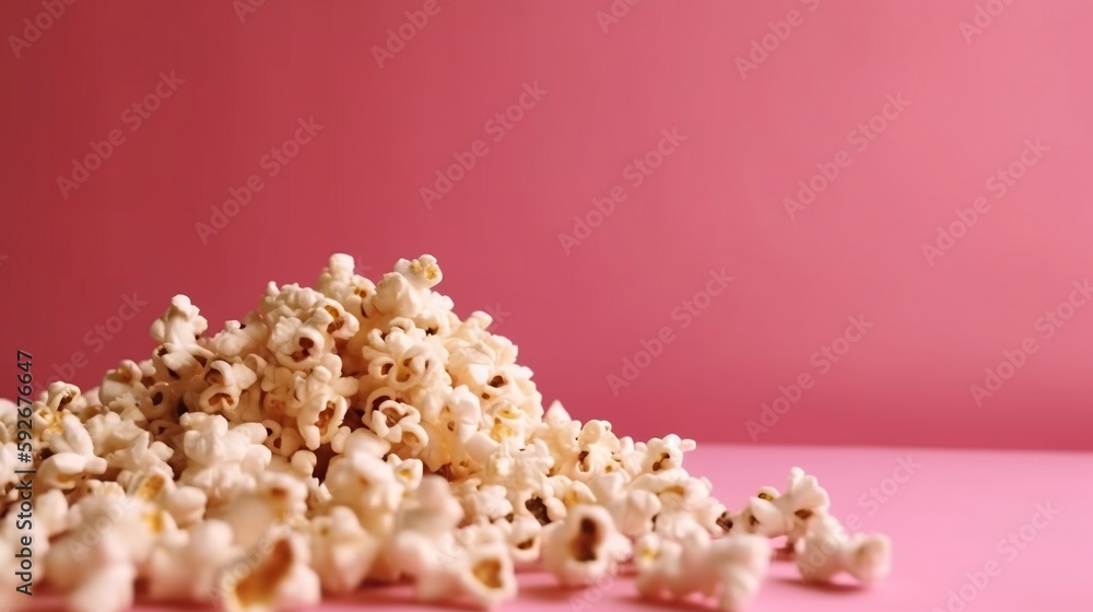 Popcorn, Generative AI, Illustration Popcorn, Generative AI, Illustration