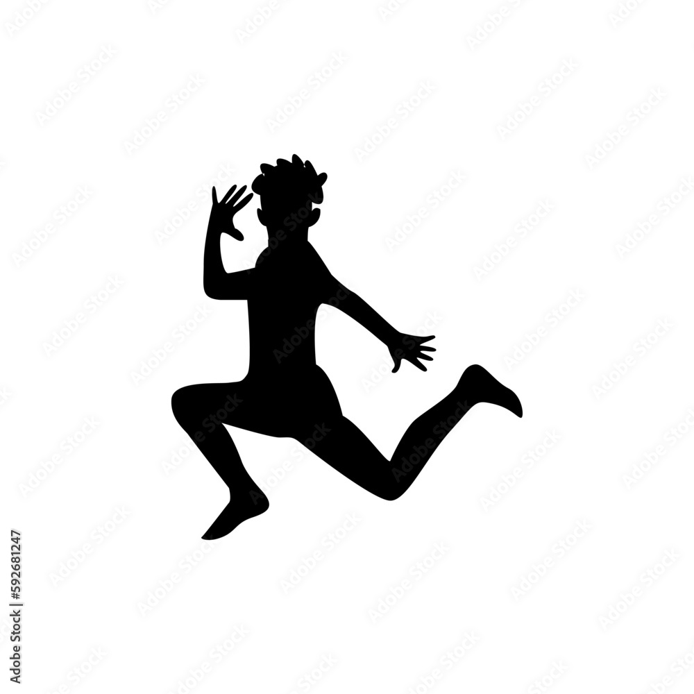 dancing people movement vector silhouette, clean drawing, dancing vector.