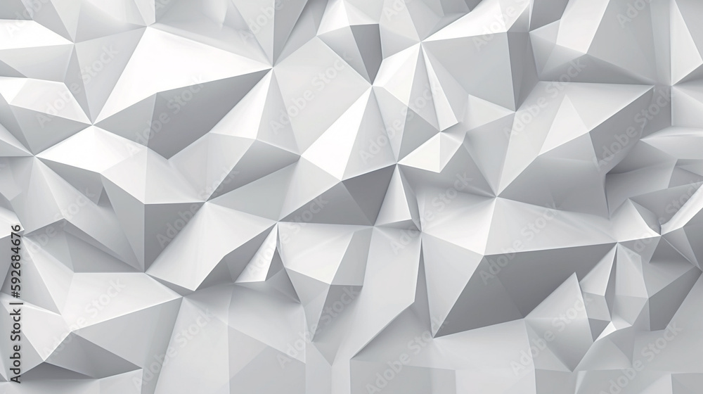White low poly background texture. 3d rendering. White low poly background texture. 3d rendering.