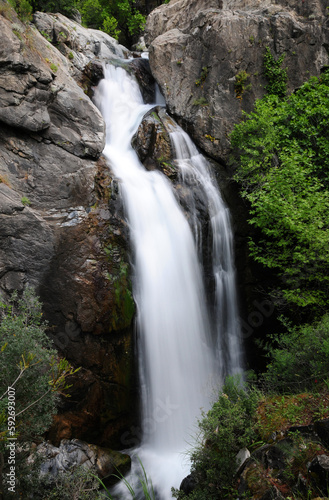 Located in Balikesir, Turkey, Sutuven Waterfall is a tourist attraction. © sinandogan