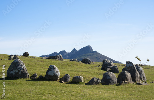 Oianleku cromlech in the natural park of Aiako Harriak, Euskadi photo