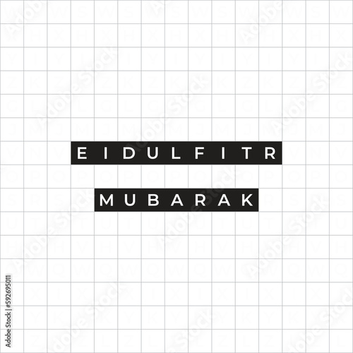 Eid Mubarak Greeting Card