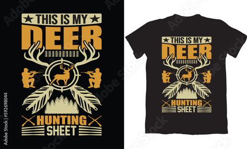 THIS IS MY HUTING SHIRT-HUNTING T-SHIRT DESIGN GRAPHIC
