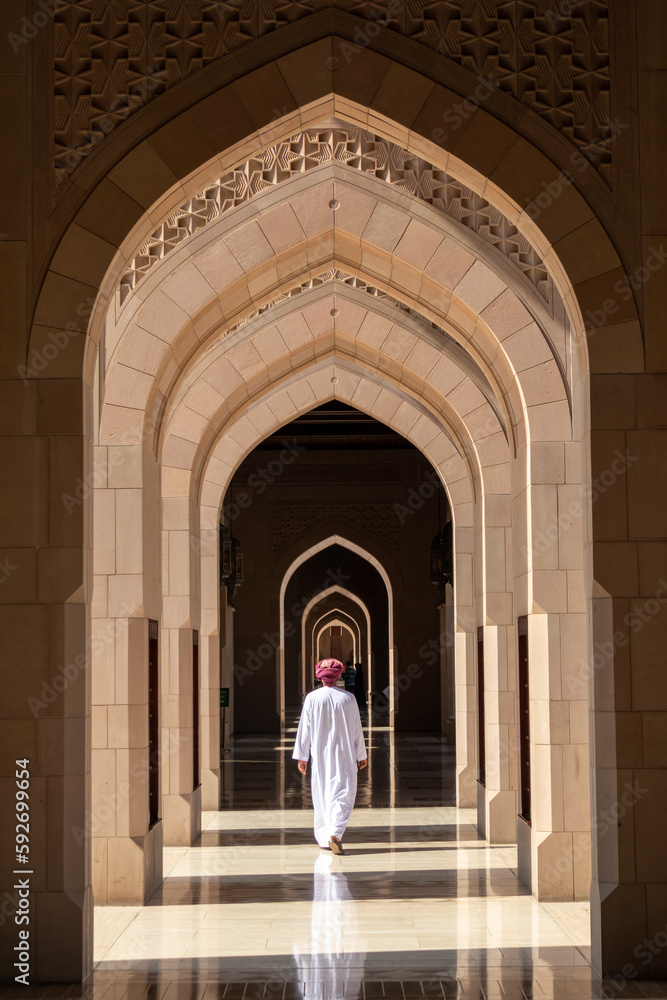 Mann in Moschee