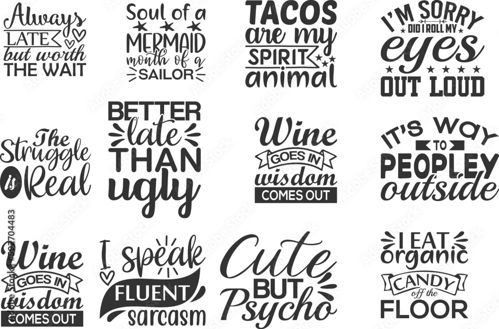 Fototapeta premium Mental health SVG Bundle 