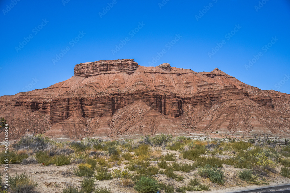 Fototapeta premium Western Desert Painted Rocks Travel