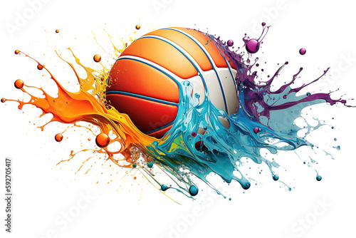 basket ball colourful © Panaphat