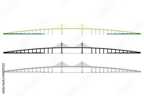 Famous Bridge in Natal, Brazil