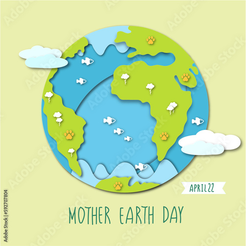 Mother Earth Day Planet Globe World Nature